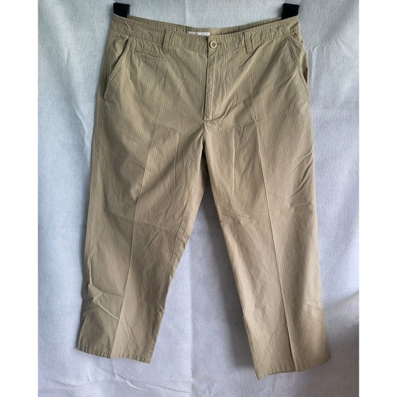 Calvin Klein Other - calvin klein mens dress pants tan khaki pinstripe 36 30‎